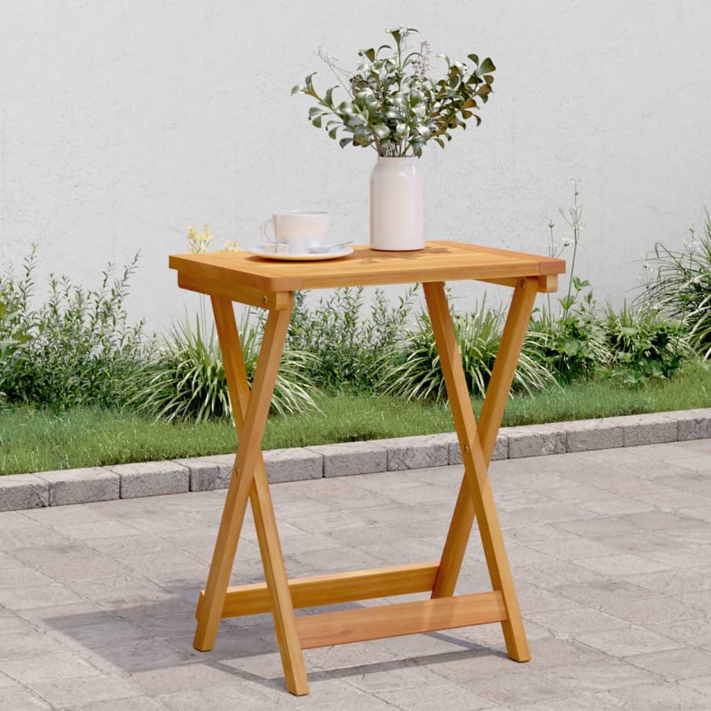 VidaXL Table de jardin bois d'acacia  