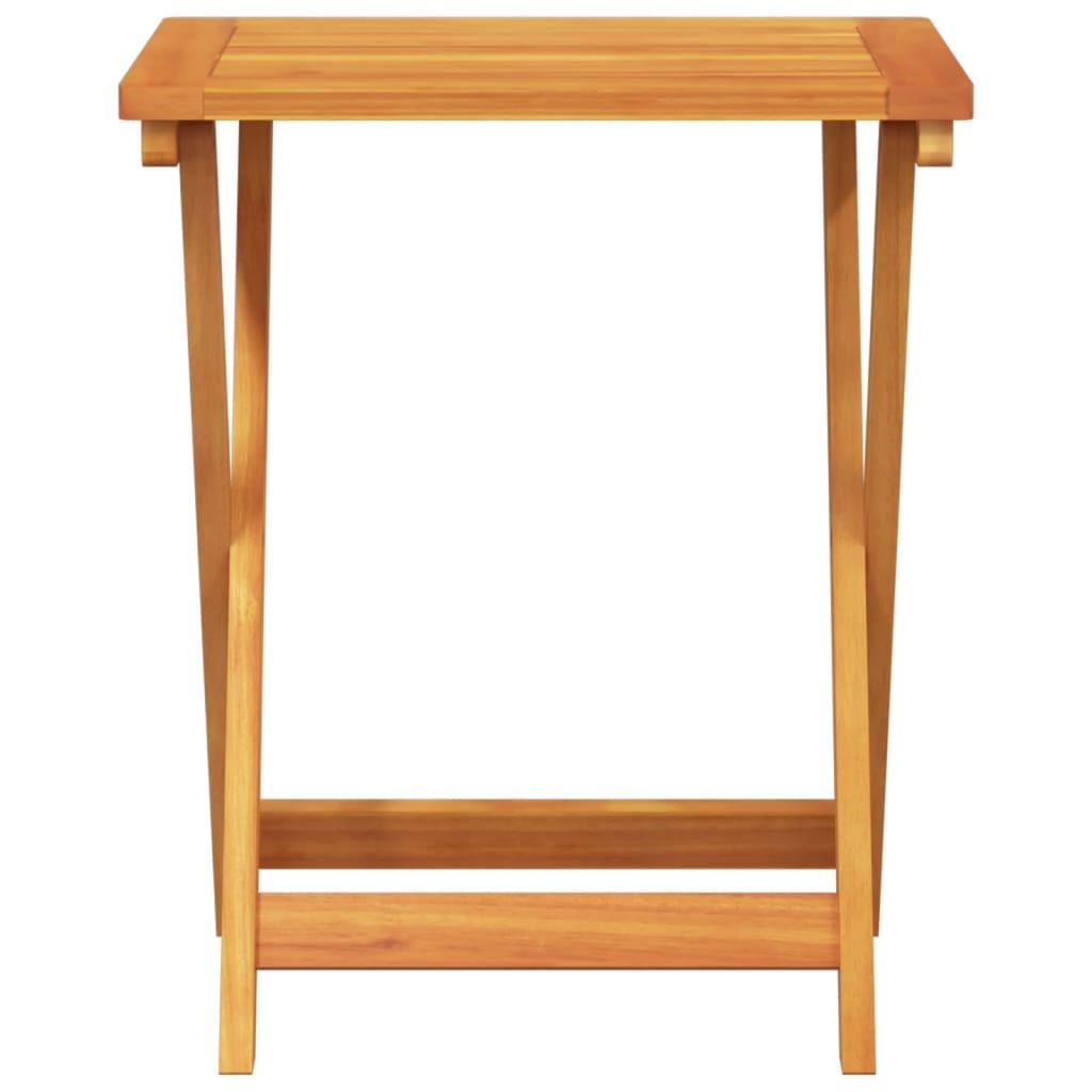 VidaXL Table de jardin bois d'acacia  