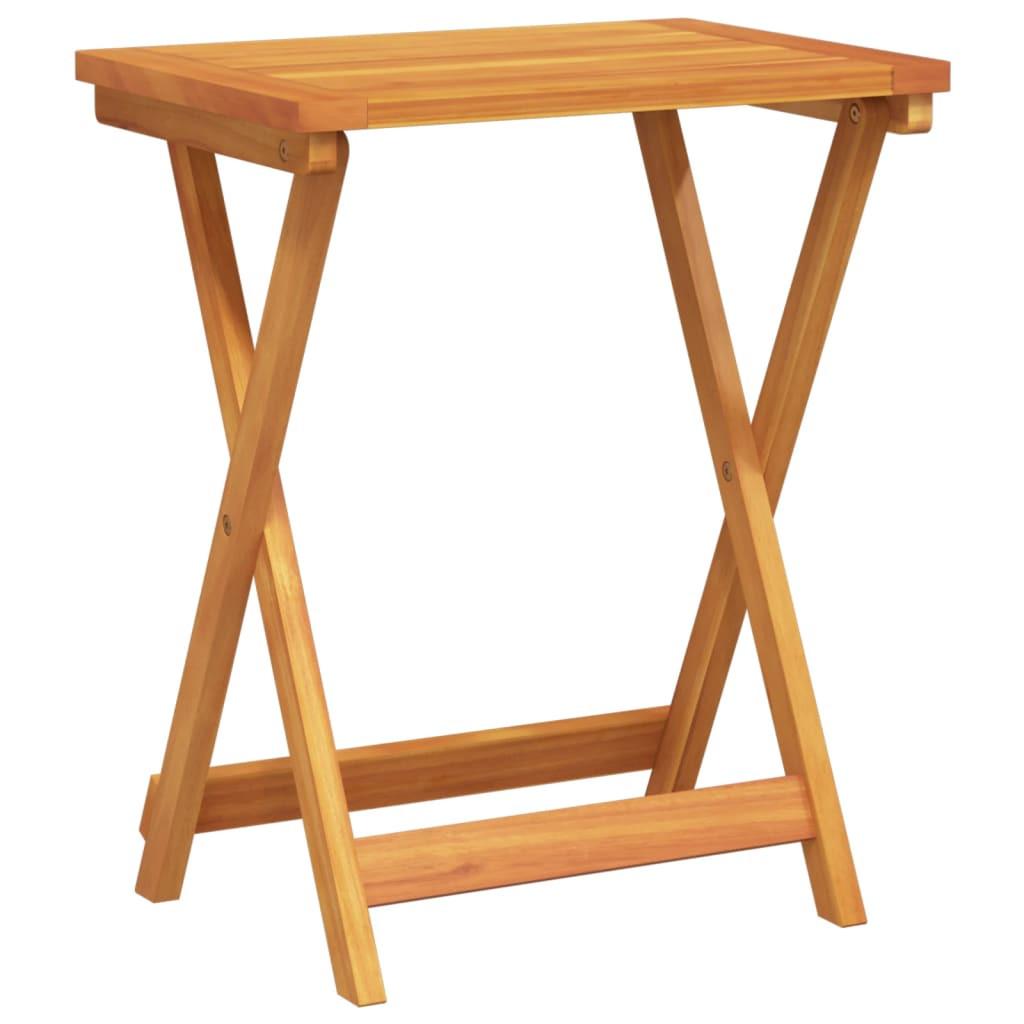 VidaXL Table de jardin bois d'acacia  