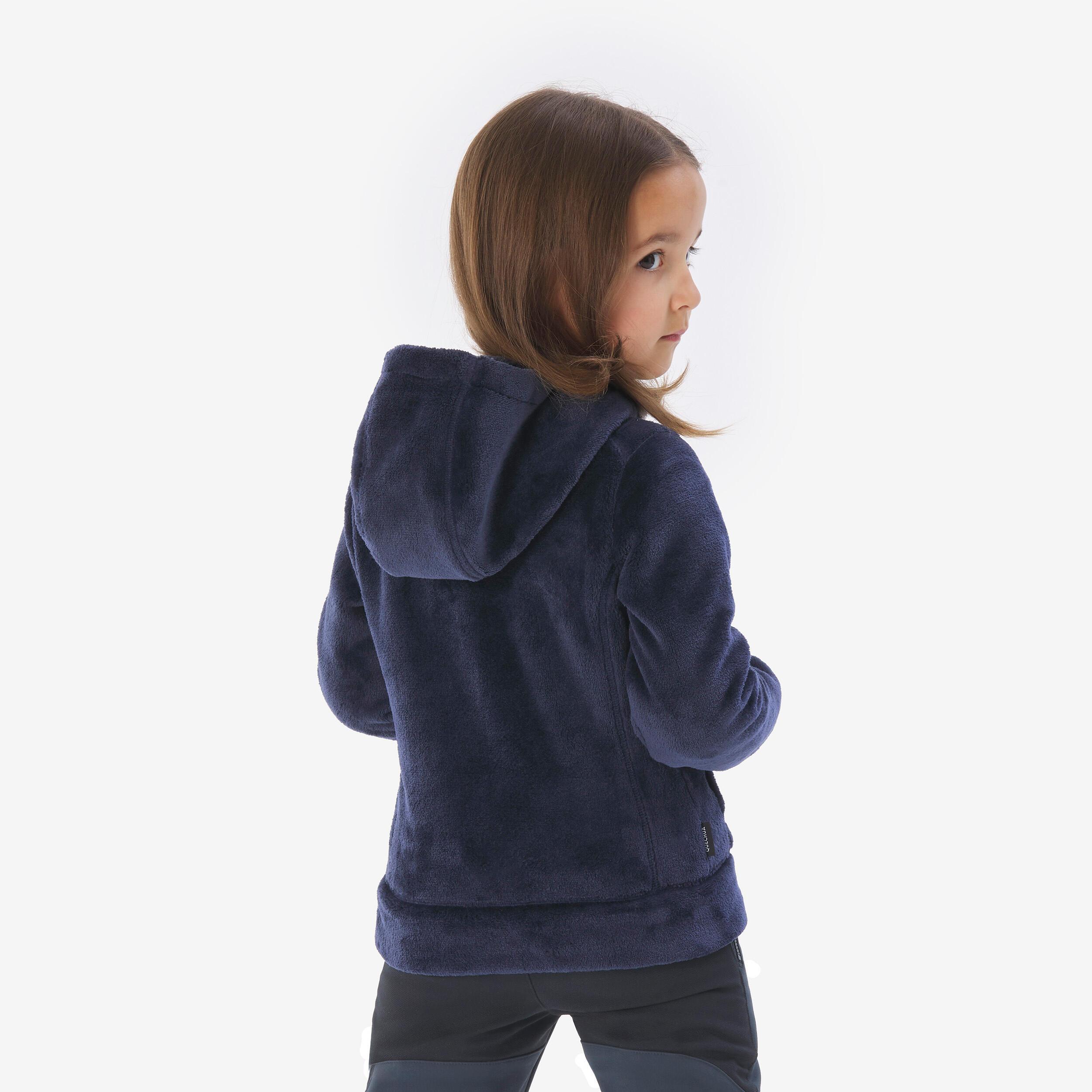 QUECHUA  Fleece-Wanderjacke Kinder NH500 mit Reissverschluss 