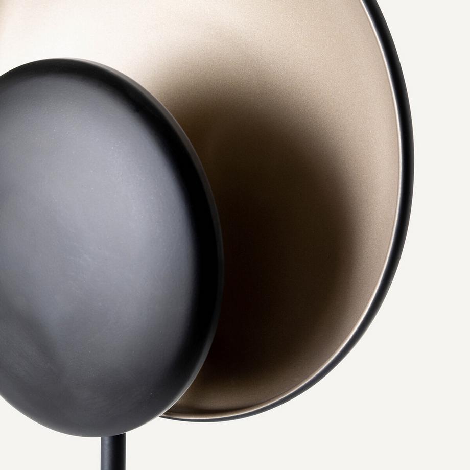 AM.PM Stehlampe Naton mit Reflektoren in Schwarz/Mokka  