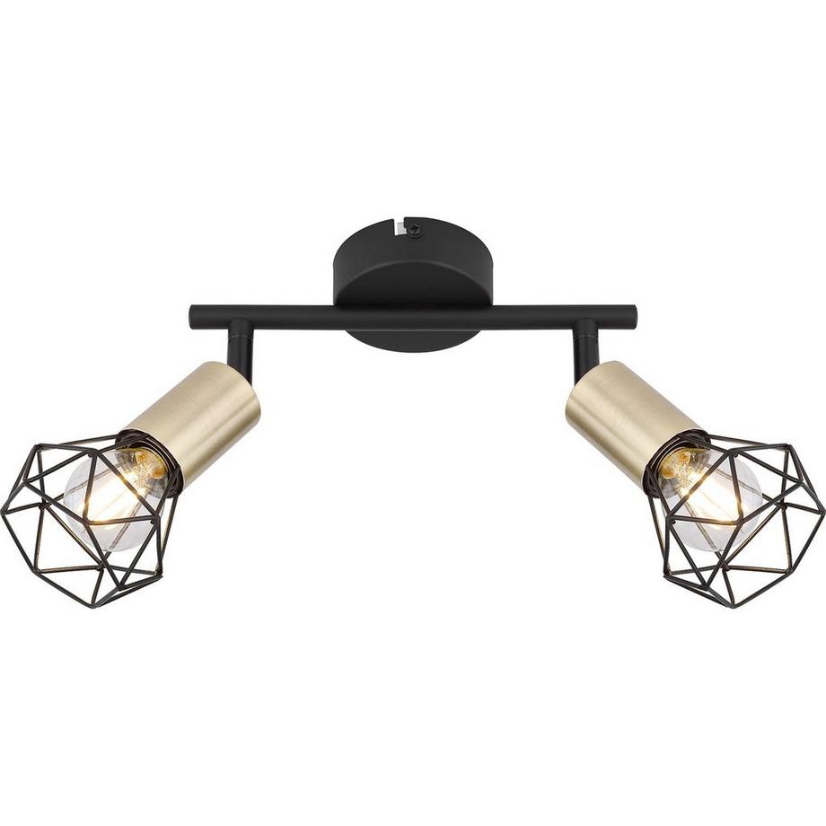 mutoni Spot Xara métal noir 2xE14  