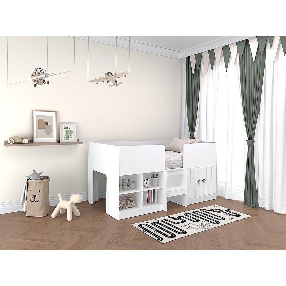 Vente-unique Halbhochbett BOUTANIO  
