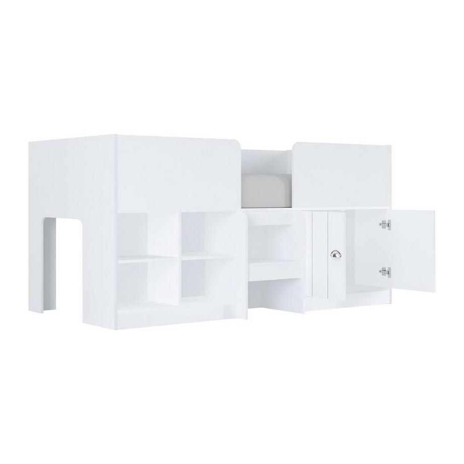 Vente-unique Halbhochbett BOUTANIO  