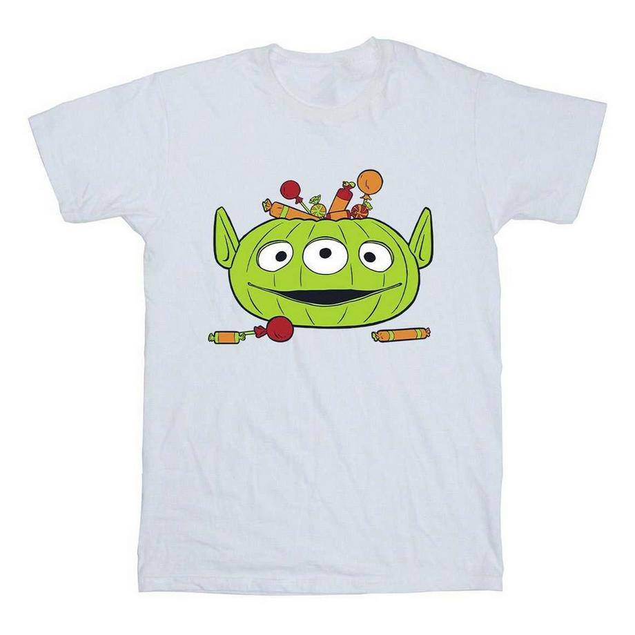 T-ShirtMotiftyle Halloween Alien Pumpkin Basket