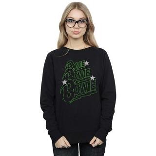 David Bowie Grafikdruck Sweatshirt  