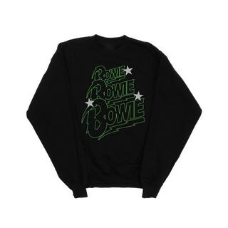 David Bowie Grafikdruck Sweatshirt  
