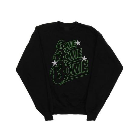 David Bowie Grafikdruck Sweatshirt  