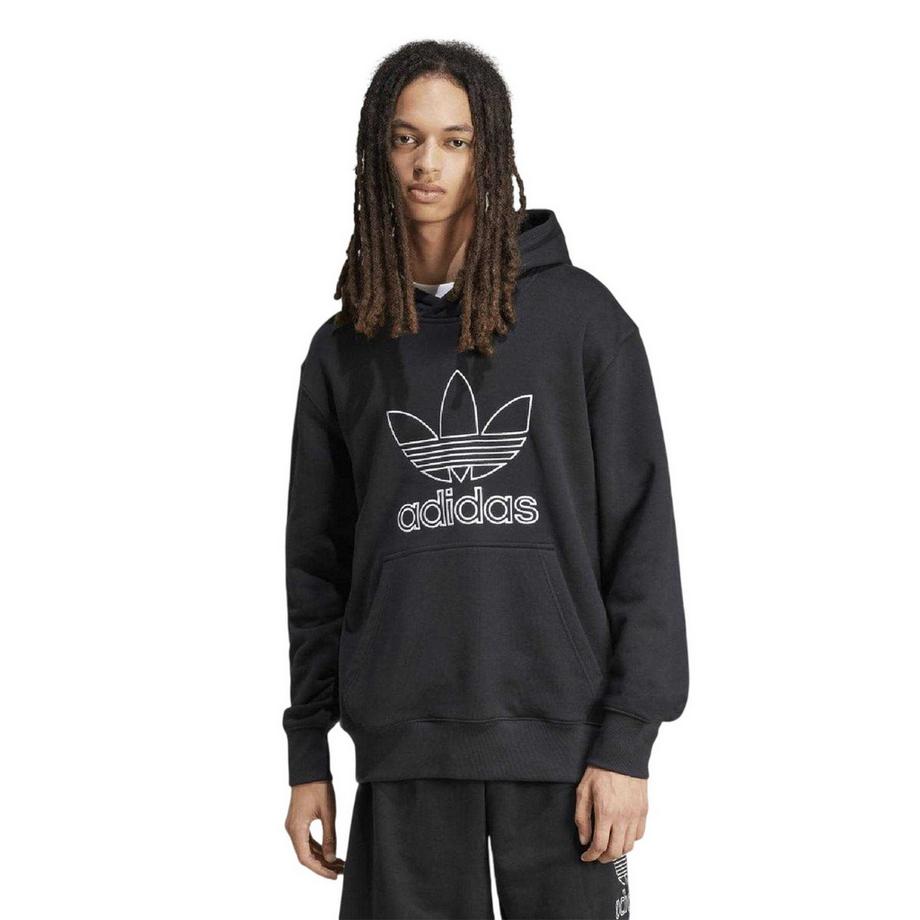 adidas  Trefoil Felpa Con Cappuccio Vestibilita´ Ampia 