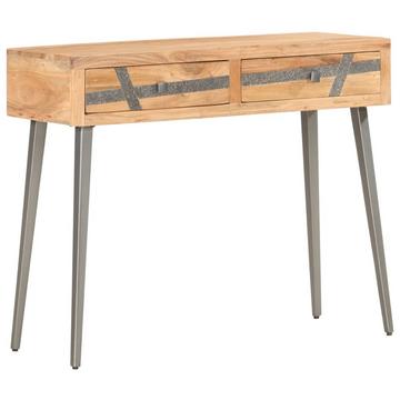 Table console bois d'acacia