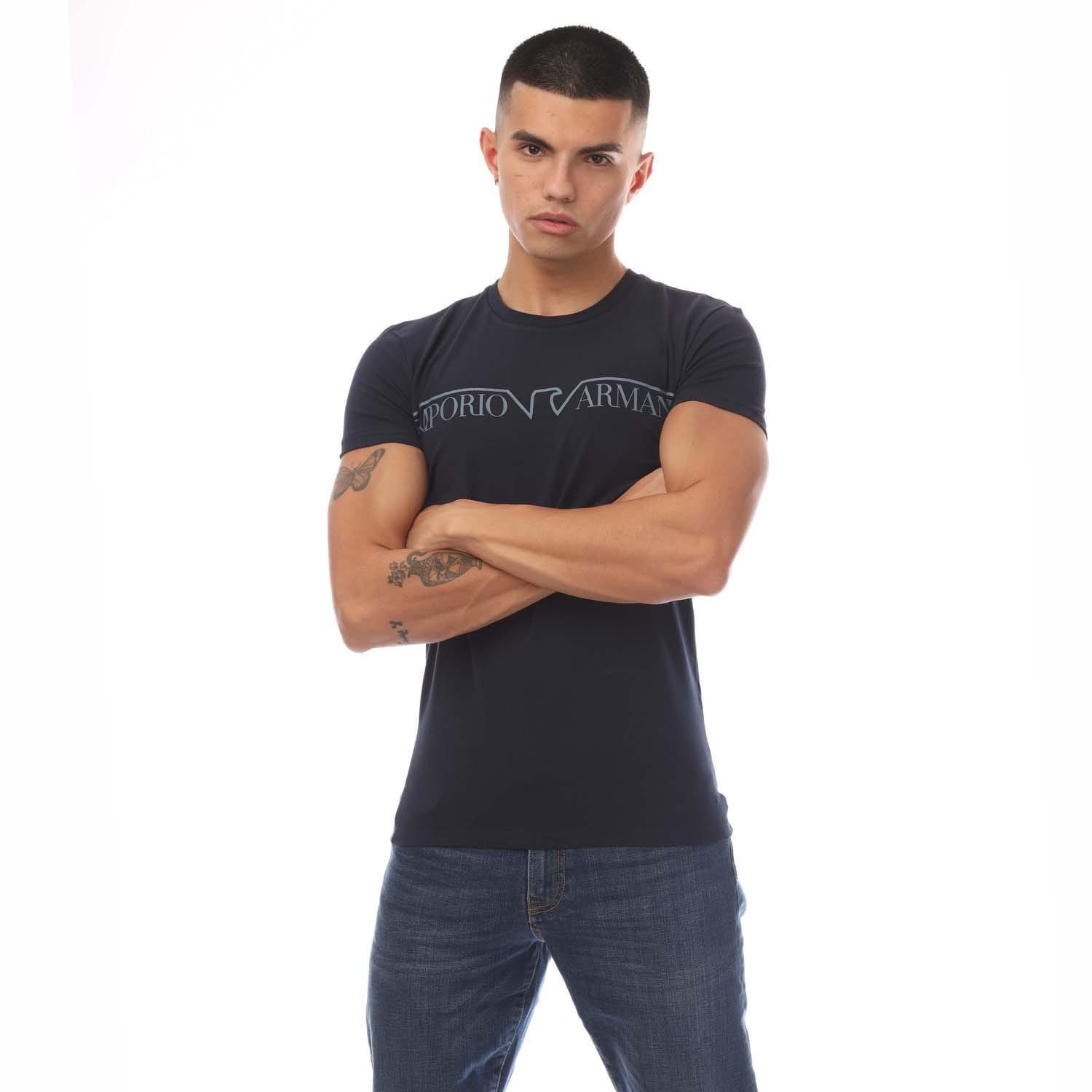 EMPORIO ARMANI T-Shirt Rundhalsausschnitt Slim Fit  
