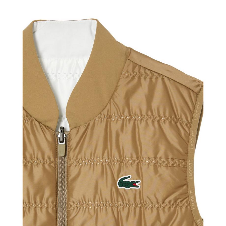LACOSTE Gilet Matelassé Réversible avec Emblème  
