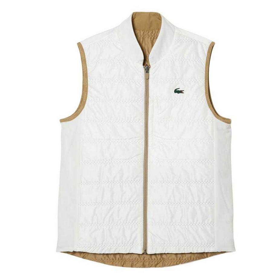 LACOSTE Gilet Matelassé Réversible avec Emblème  