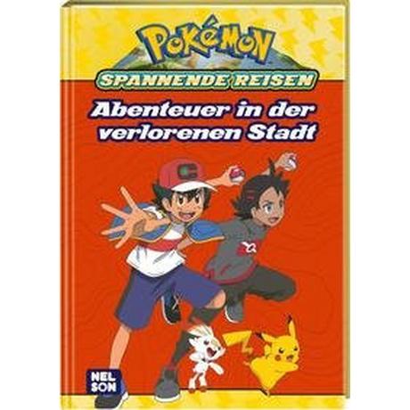 Pokémon Lesebuch: Spannende Reisen: Abenteuer in der verlorenen Stadt Sparrer, Petra (Übersetzung) Copertina rigida 