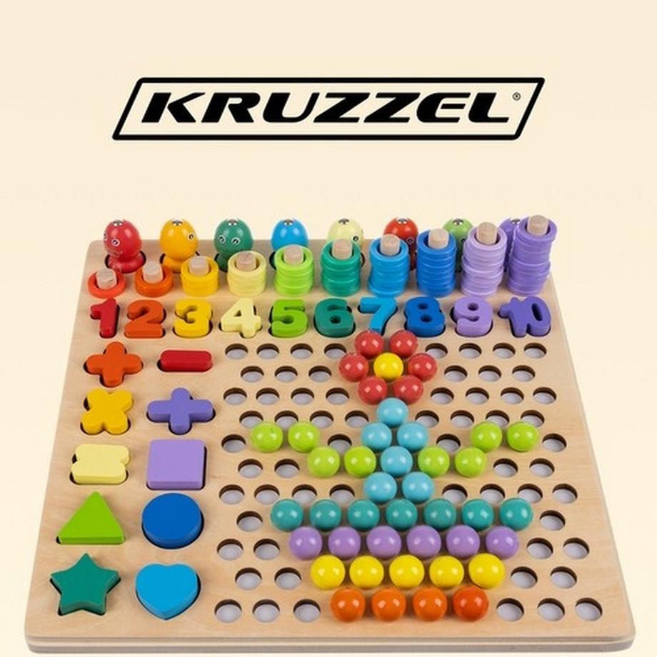 Kruzzel  Puzzle en bois - perles DU17252 