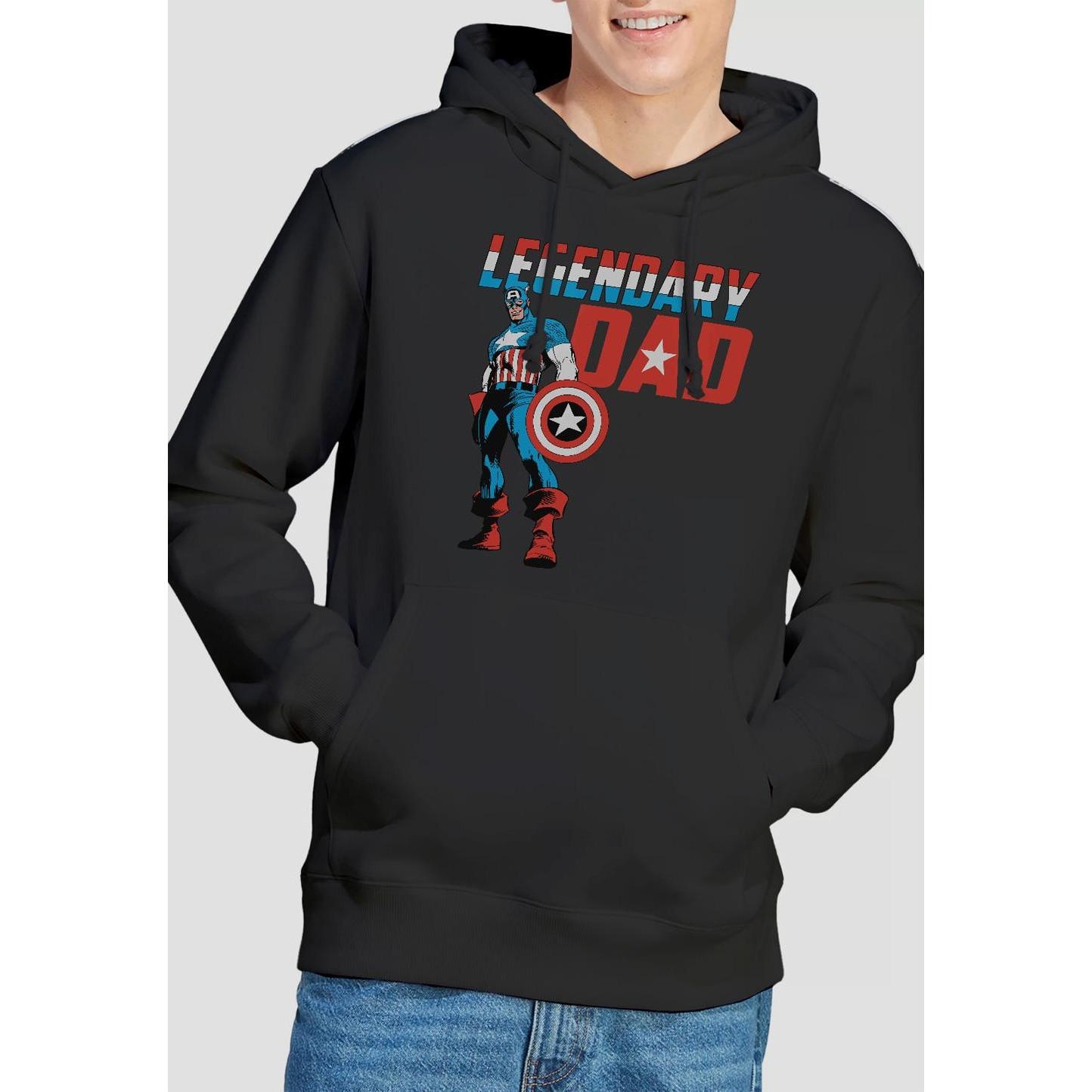 CAPTAIN AMERICA  Legendary Dad Kapuzenpullover 