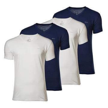 Maglietta Uomini Confezione da 4 Vestibilità confortevole-V-NECK T-SHIRT 4-PACK