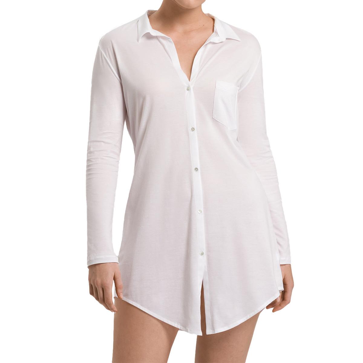 HANRO  Cotton Deluxe - chemise de nuit 