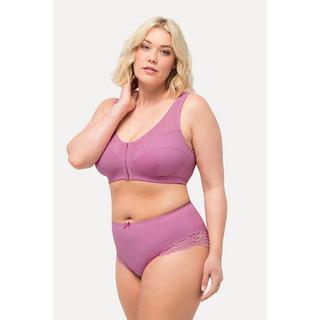 Ulla Popken Culotte midi dentelle transparente sur le côté  