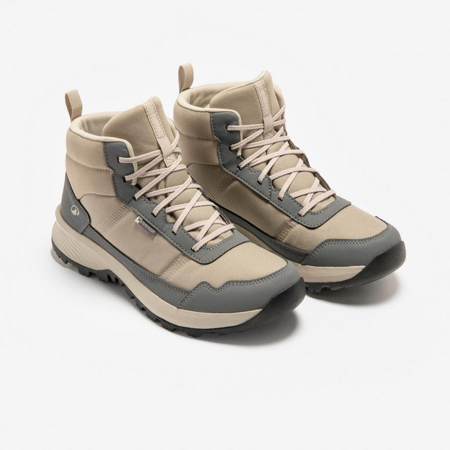 QUECHUA NH100 Scarpe da trekking mid impermeabili sintetiche Scarpe da trekking semi-alte impermeabili 
