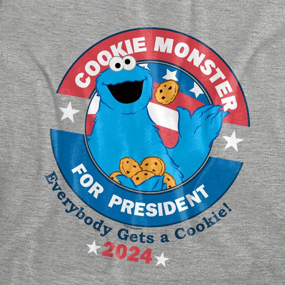 Sesame Street  Cookie For President T-Shirt 