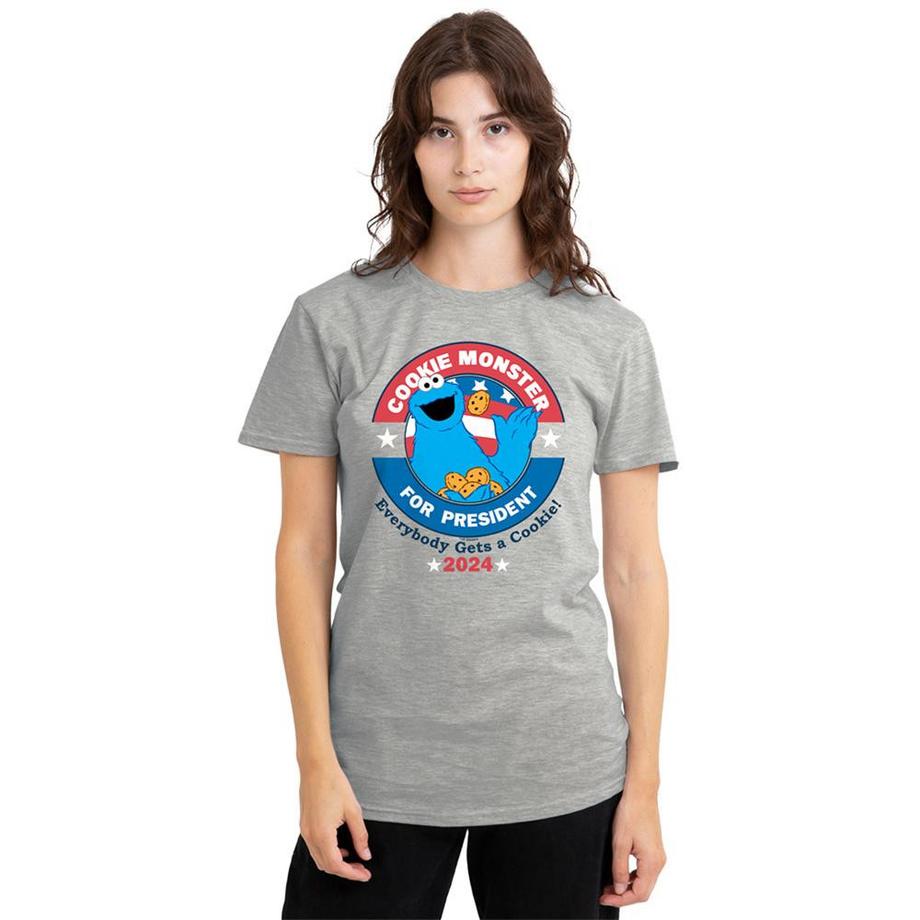 Sesame Street  Cookie For President T-Shirt 