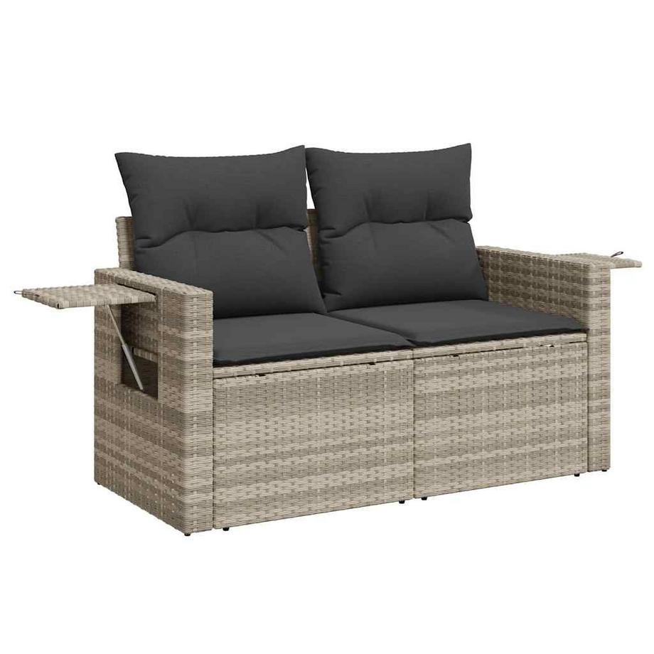 VidaXL set di divani da giardino Polirattan  
