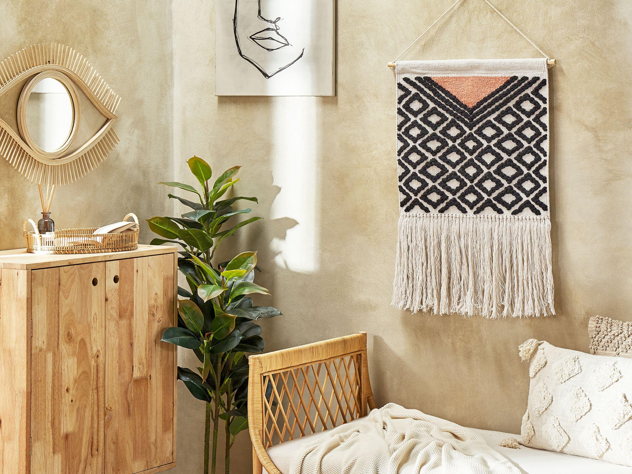 Beliani Wandbehang aus Baumwolle Boho GOJRA  