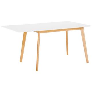 Beliani Ausziehbarer Esstisch aus MDF-Platte Skandinavisch MEDIO  