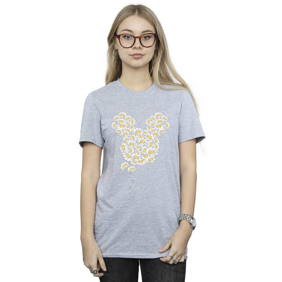 MICKEY MOUSE T-Shirt Tête de Marguerite  