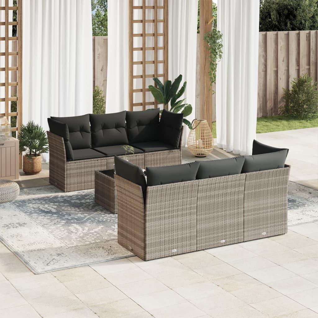 VidaXL Garten sofagarnitur poly-rattan  