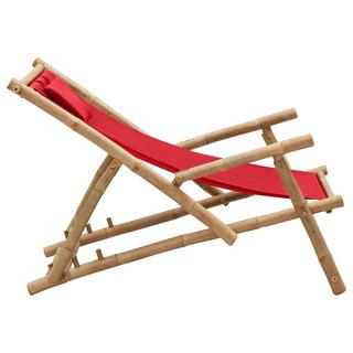 VidaXL Chaise de terrasse bambou  