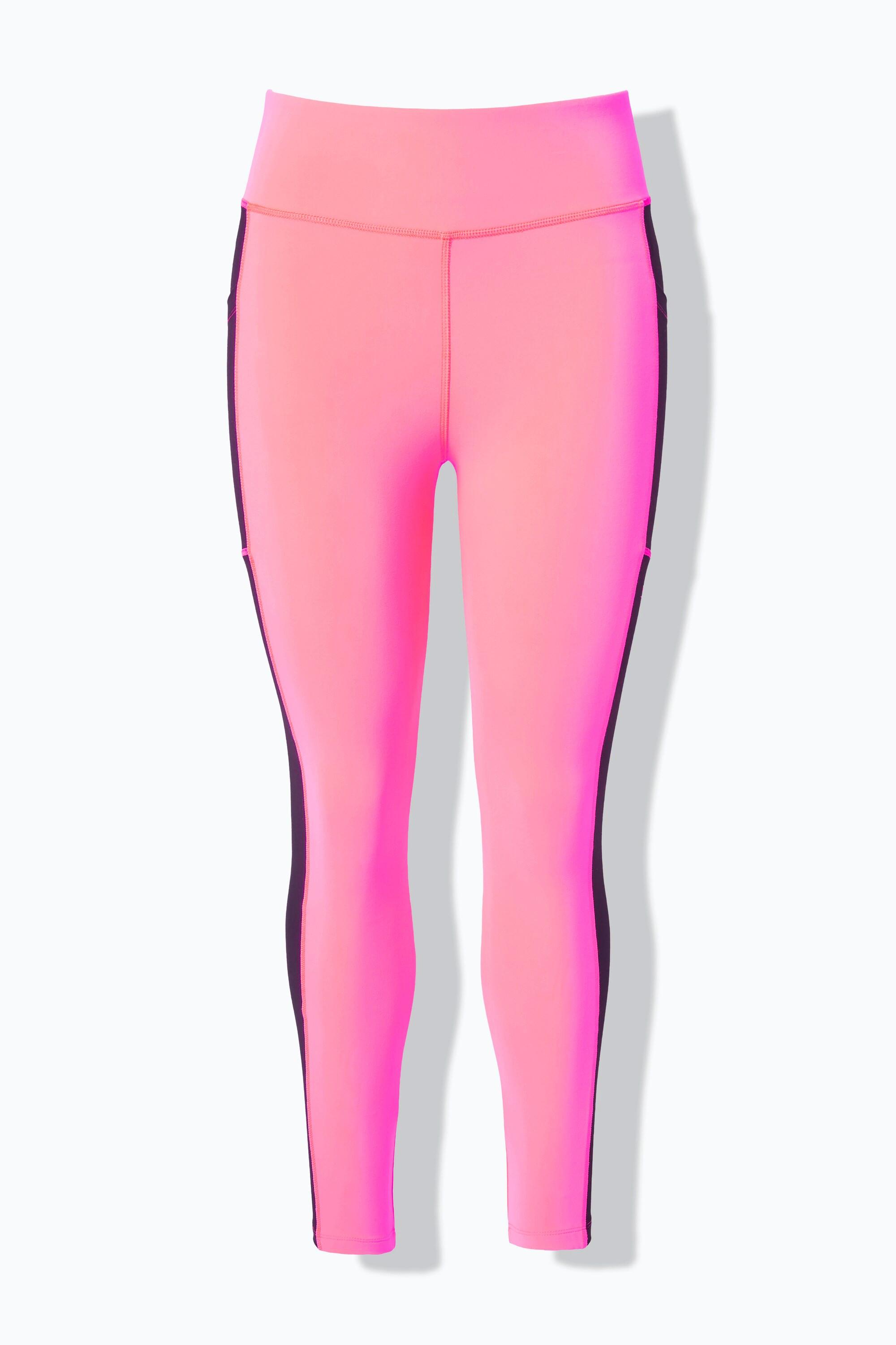 Ulla Popken Leggings sportivi riciclati ad asciugatura rapida con tasche  