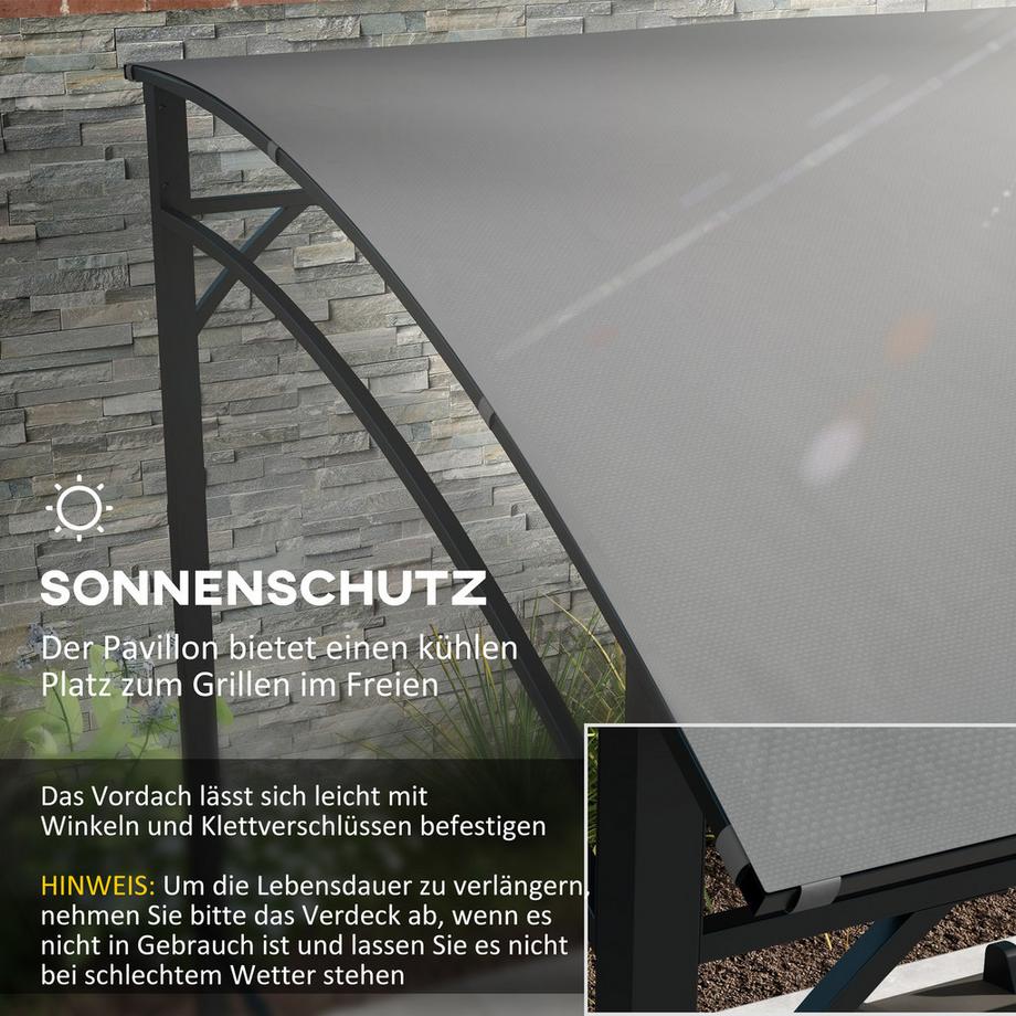 Outsunny Pavillon barbecue  