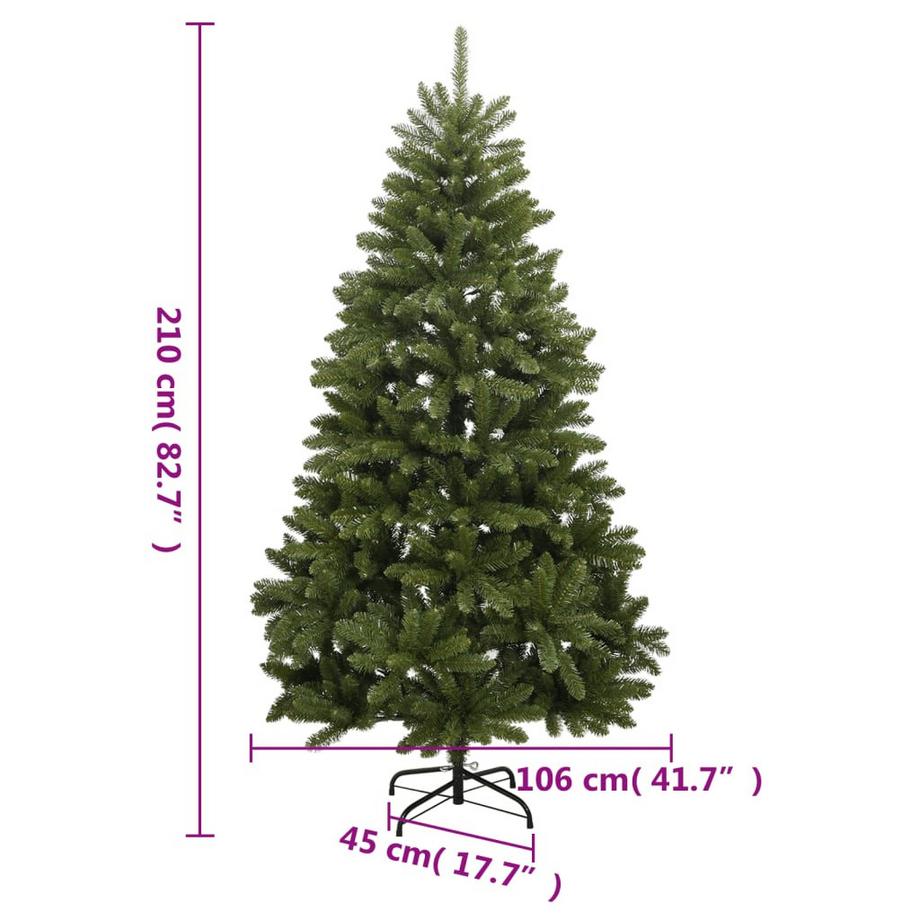 VidaXL Sapin de noël artificiel articulé  