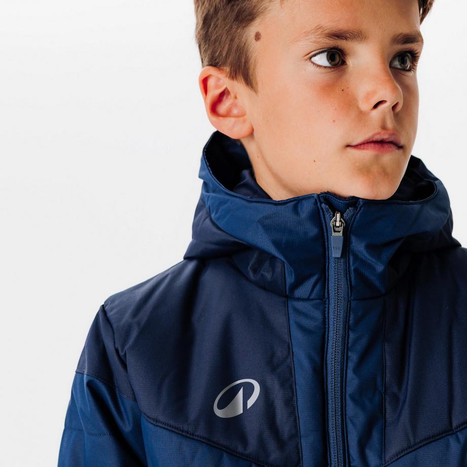 KIPSTA  Giacca allenamento calcio bambino calda poliestere 