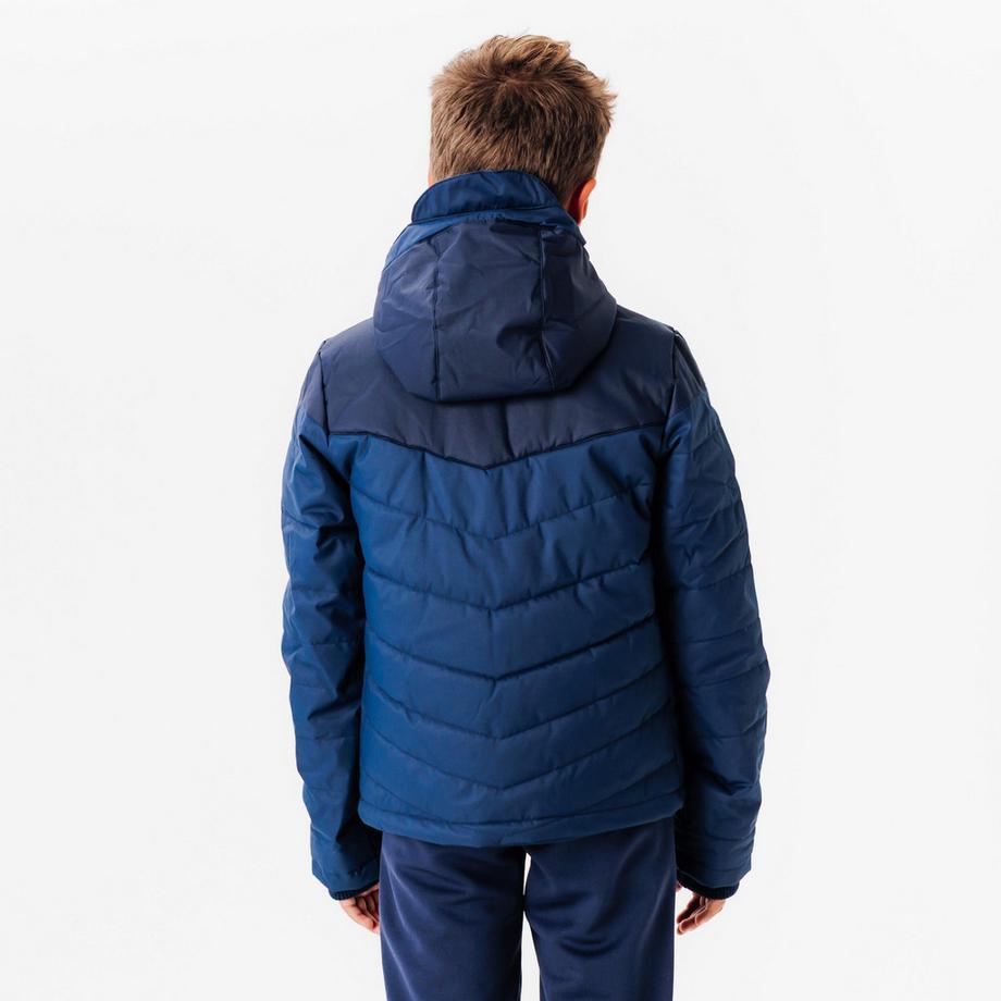 KIPSTA  Giacca allenamento calcio bambino calda poliestere 