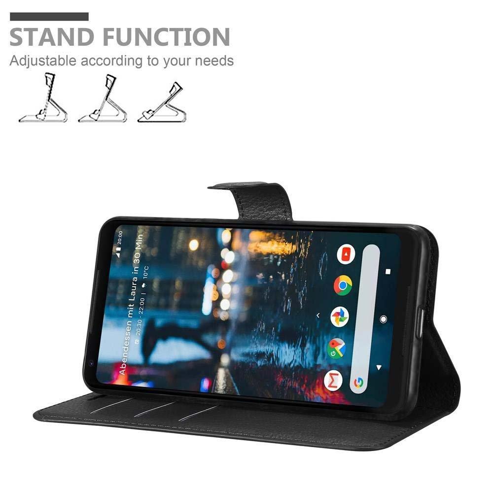 Cadorabo  Housse compatible avec Google PIXEL 2 XL - Coque de protection avec fermeture magnétique, fonction de support et compartiment pour carte 