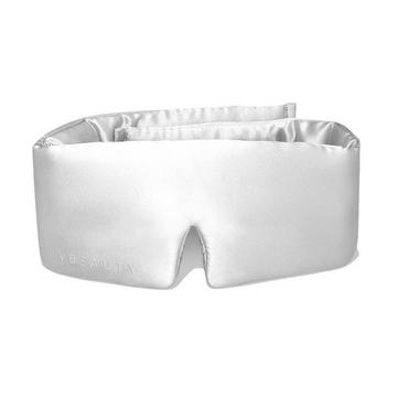 Premium Deep Sleep Seiden Schlafmaske - Silber