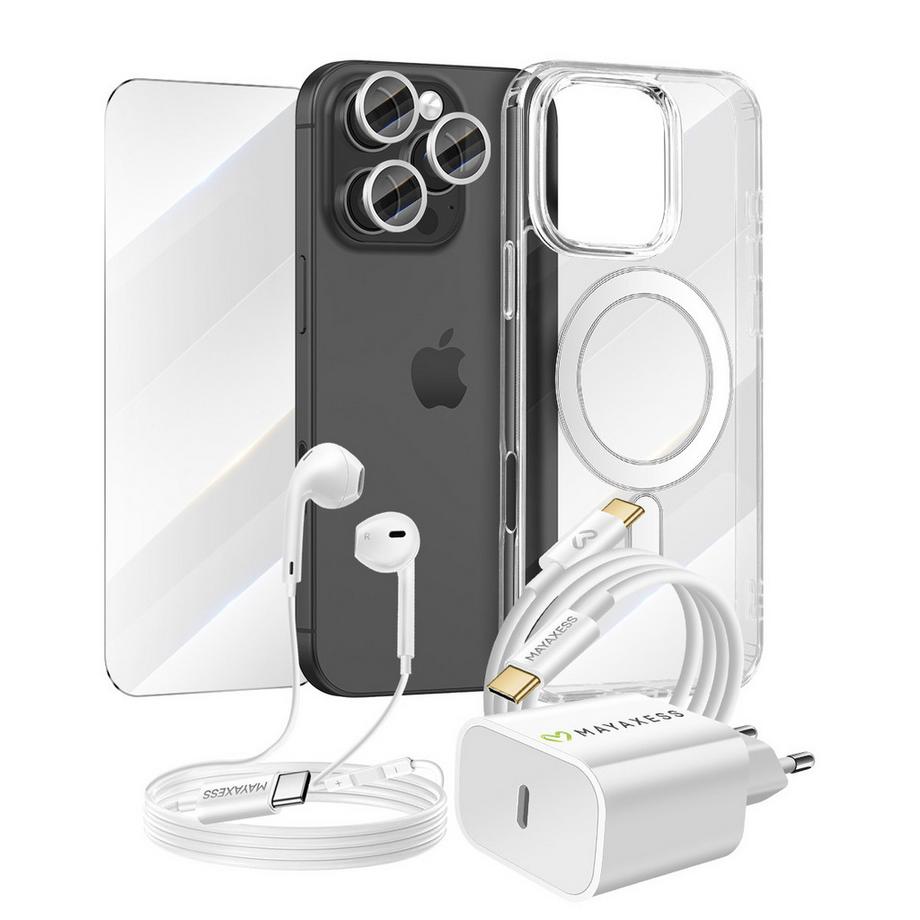 iPhone 16 Pro Pack Ladegerät+Earbuds