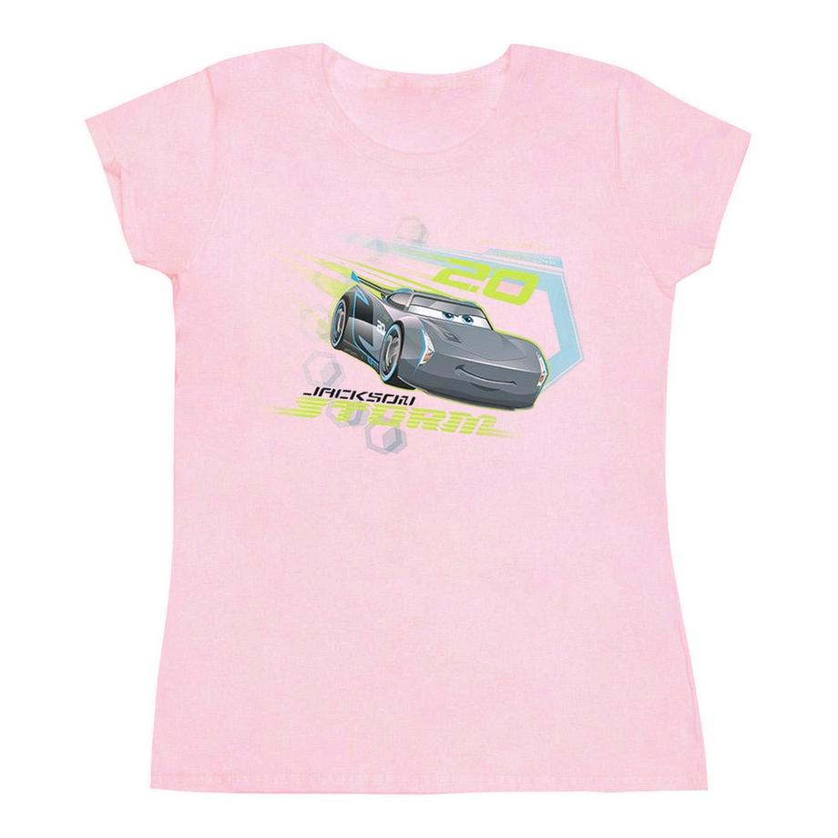Disney Cars Jackson Storm T-Shirt Stampa Grafica  