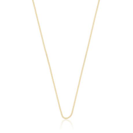 MUAU Schmuck  Collier Rundanker Gelbgold 750, 2mm, 38cm 