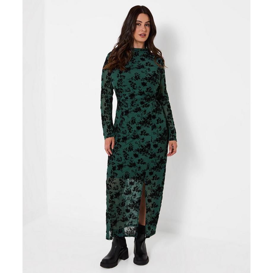 Joe Browns  Robe Longue Floquée à Drapé Devant Hazel 