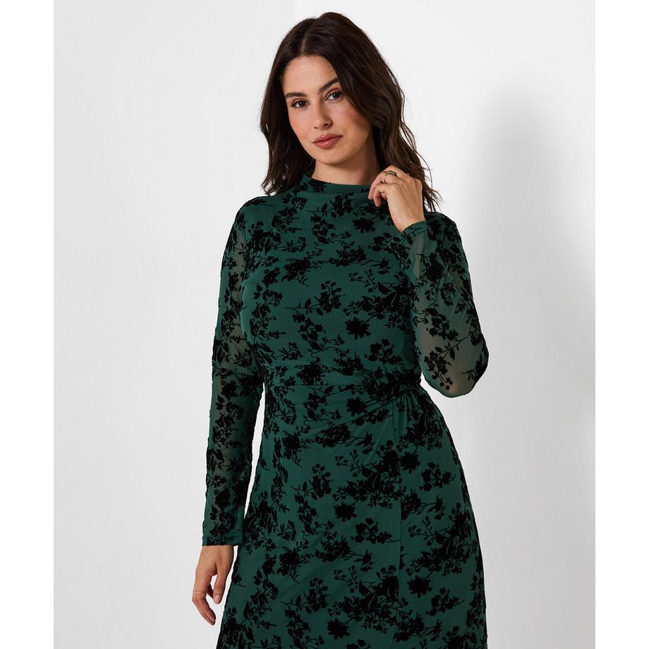 Joe Browns  Robe Longue Floquée à Drapé Devant Hazel 