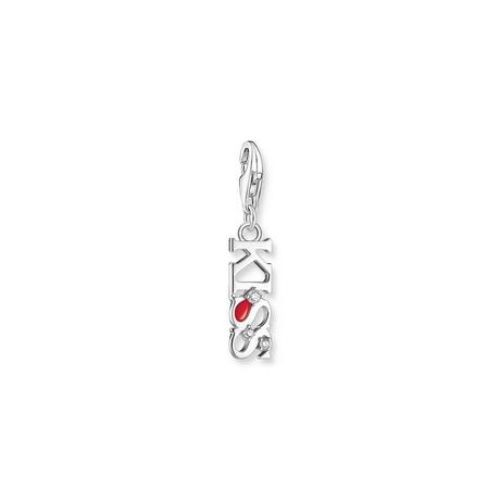 Thomas Sabo  Charm-Anhänger KISS Weiß 