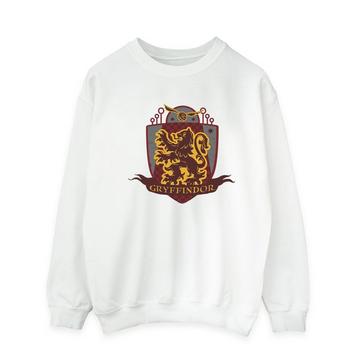 Sweatshirt en coton avec insigne de poitrine de Gryffondor