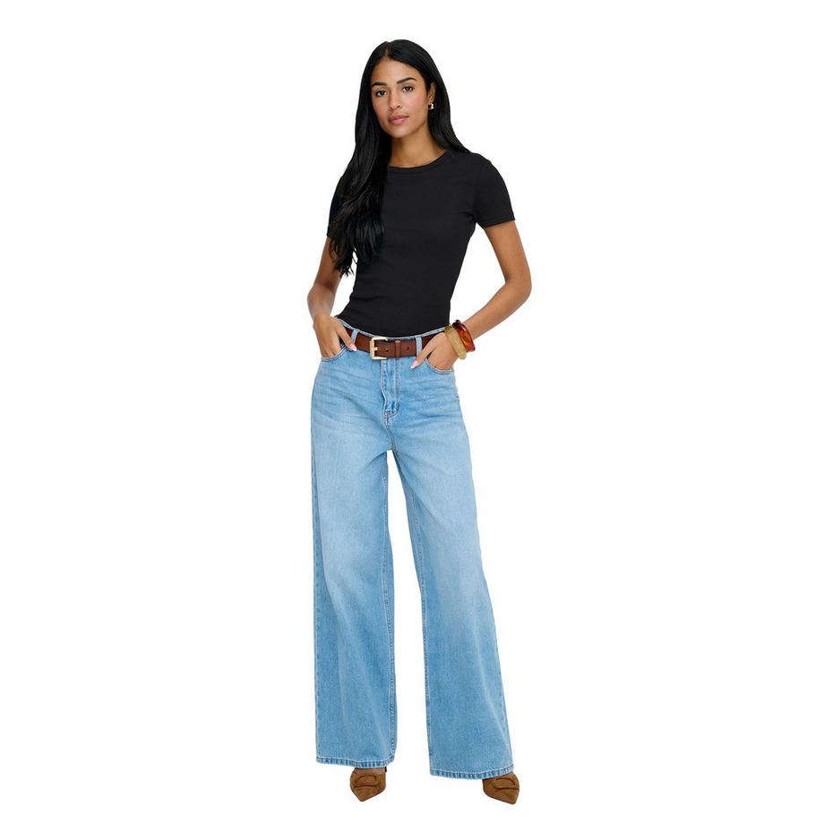ONLY Maglietta Donne Confezione da 1 Vestibilità confortevole-ONLVAL LIFE O-NECK TOP  