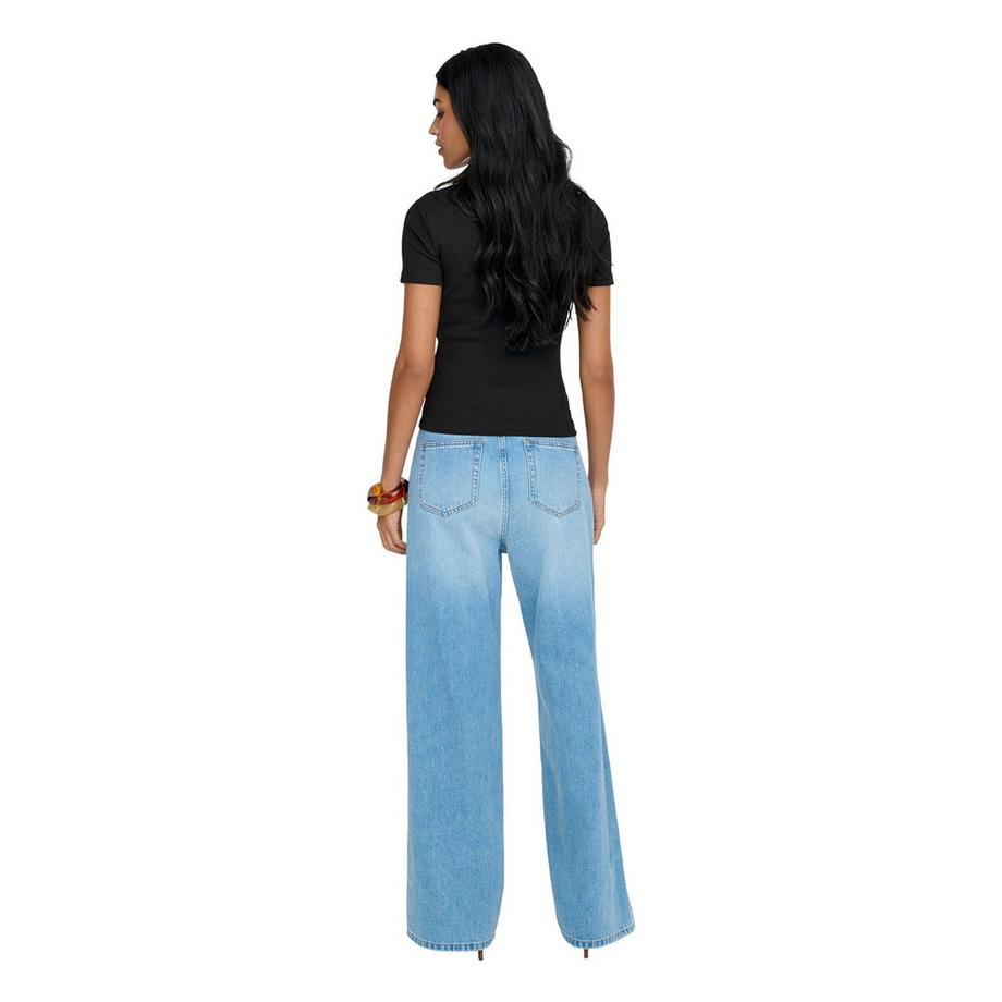 ONLY Maglietta Donne Confezione da 1 Vestibilità confortevole-ONLVAL LIFE O-NECK TOP  