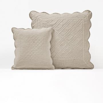 Housse de coussin matelassée coton