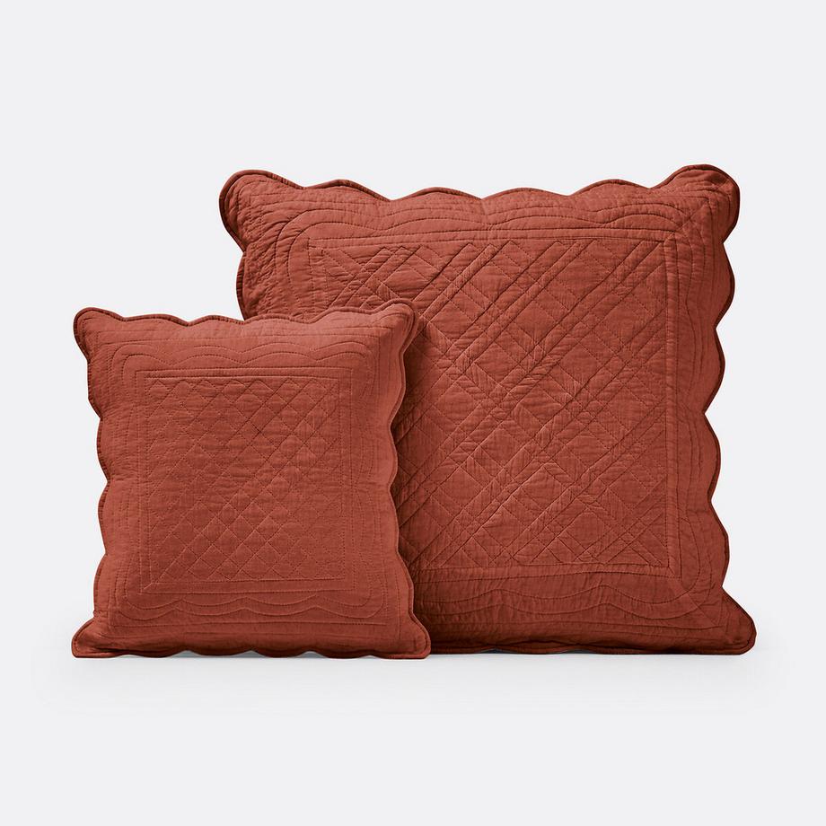 La Redoute Intérieurs Scenario Gesteppter Baumwoll-Kissenbezug  